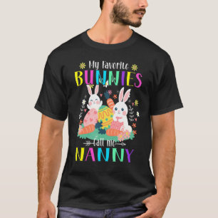 T-shirt Mes lapins Favoris M'Appelent Nanny Mignonne Lapin