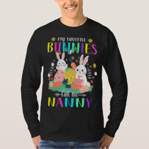 T-shirt Mes lapins Favoris M'Appelent Nanny Mignonne Lapin