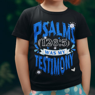 T-Shirt Mes Larmes en Joie Spirituel Chrétien Dieu Pour Fi