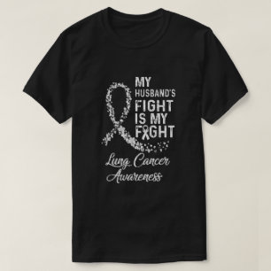 T-shirt Mes Maris combattent Mes Lauréats Du Cancer Du Pou