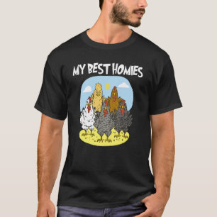 T-shirt Mes meilleures copines Les poules sont les meilleu