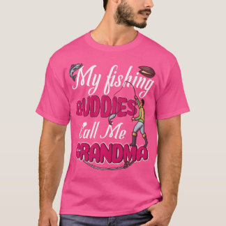 T-shirt Mes Meilleurs Épouses De Pêche M'Appelent Grand-Mè