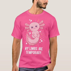 T-shirt Mes Membres Sont Des Animaux De Mer Axolotl Tempor
