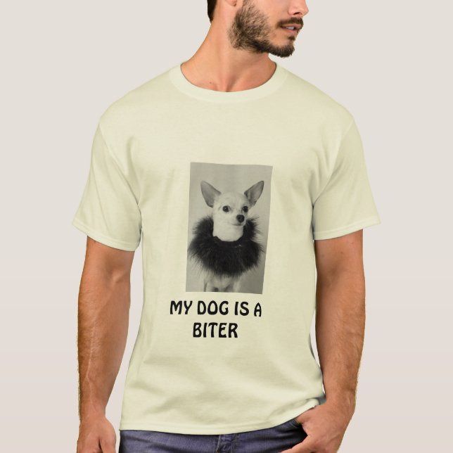 T-shirt Mes morsures de chien (Devant)