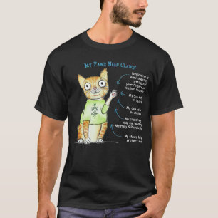 T-shirt Mes pattes ont besoin de griffes Chat Amour de cha