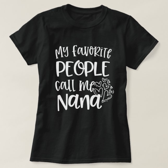 T-shirt Mes personnes préférées m'appellent cadeau de (Design devant)