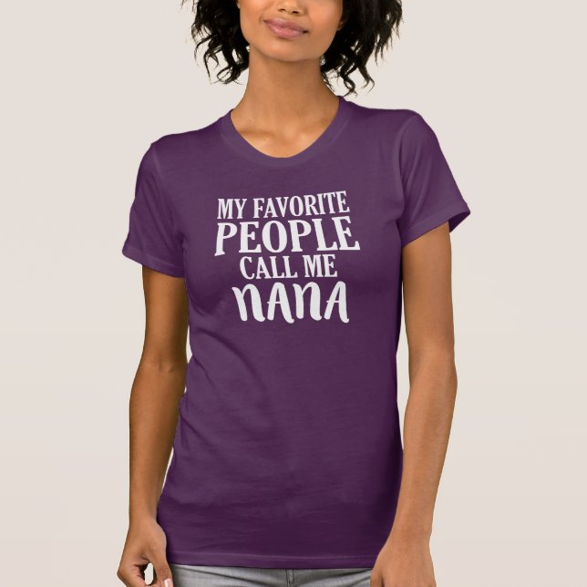 T-shirt Mes personnes préférées m'appellent chemise de (Devant)