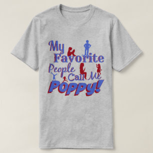 T-shirt Mes personnes préférées m'appellent chemise de