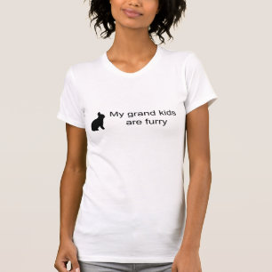 T-shirt Mes petits-enfants sont des Chemises (lapin)