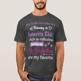 T-shirt Mes petits-enfants sont mes Tee - shirts amusants 