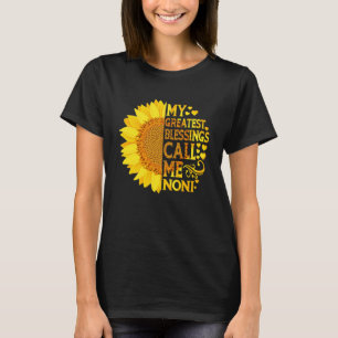 T-shirt Mes plus grandes bénédictions appelez-moi la fête 