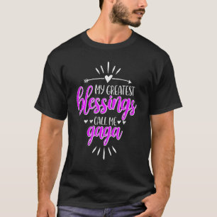 T-shirt Mes plus grandes bénédictions appelez-moi Memaw Ga