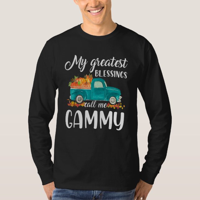 T-shirt Mes plus grandes bénédictions m'appellent Gammy Tr (Devant)