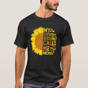 T-shirt Mes plus grandes bénédictions m'appellent Noni F