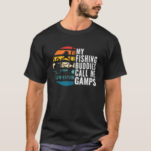 T-shirt Mes potes de pêche appellent ça Gamps pêcheur Fa