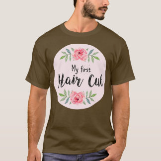 T-shirt Mes premiers cheveux coupés Mains Milestone Concep