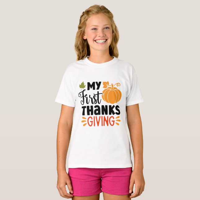 T-shirt Mes premiers remerciements (Devant entier)