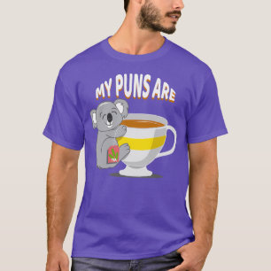 T-shirt Mes Puns Sont Du Thé De Koala