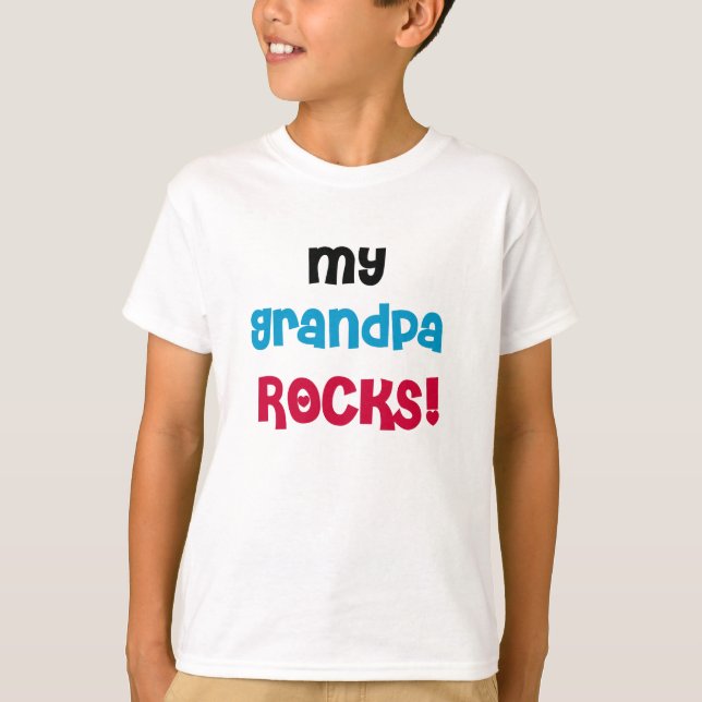 T-shirt Mes roches de grand-papa (Devant)