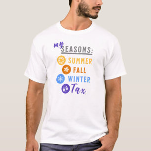 T-shirt Mes saisons : Été, Automne, Hiver...