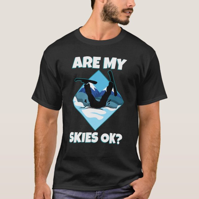 T-shirt mes skis sont-ils bien (Devant)