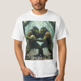 T-shirt Mes Trolls De Balle Jouent Au Rugby