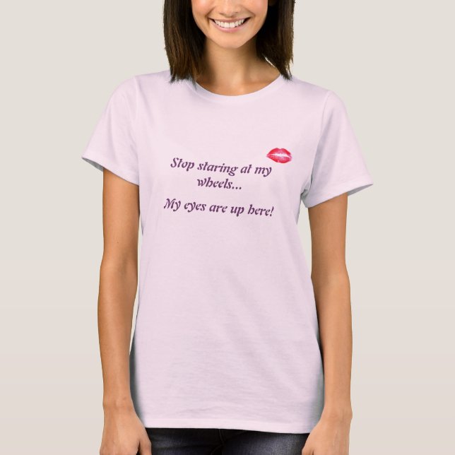 T-shirt Mes yeux sont ici ! (Devant)