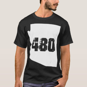 T-shirt Mesa Arizona 480 Indicatif régional