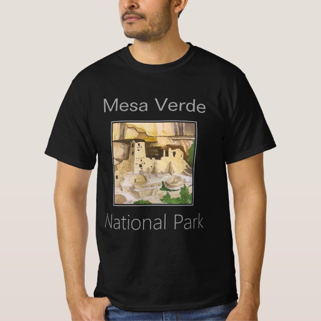 T-shirt Mesa Verde Pueblo, Parc national de Mesa Verde (Devant)