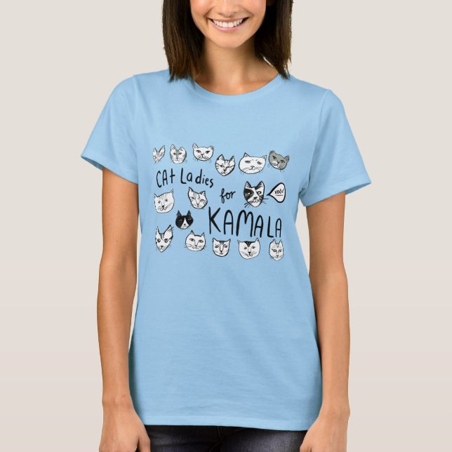 T-shirt MESDAMES DE LA CAT pour l'élection du vote de KAMA (Devant)