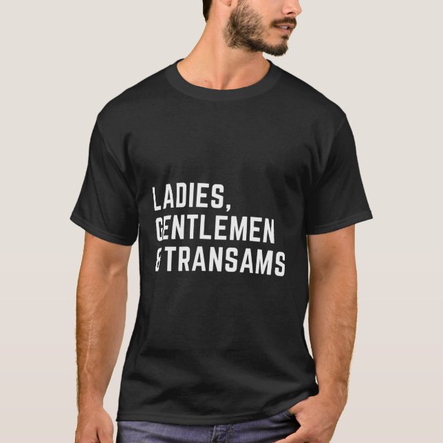 T-shirt Mesdames Douces Et Transams (Devant)