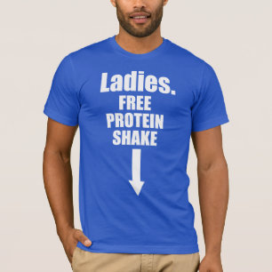 T-shirt Mesdames. Protéine Libre Shake.