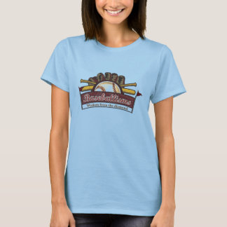 T-shirt Mesdames Ringer Baseballismes "T"
