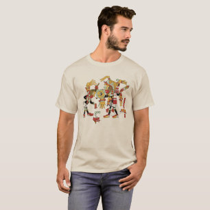 T-shirt Mesoamerican maya antique de culture d'art