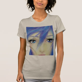 T-shirt Message aux yeux bleus