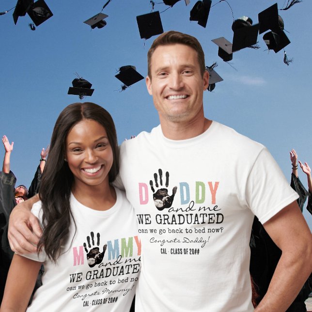 T-shirt Message de Bump Ultrasound Graduation Papa (Dad-to-be Message from the Bump Ultrasound Graduation Class of 2024 Funny Dad Pregnancy Announcement)