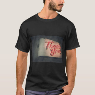 T-shirt Message de Remerciement