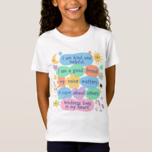 T-Shirt Message encourageant de gentillesse pour les petit