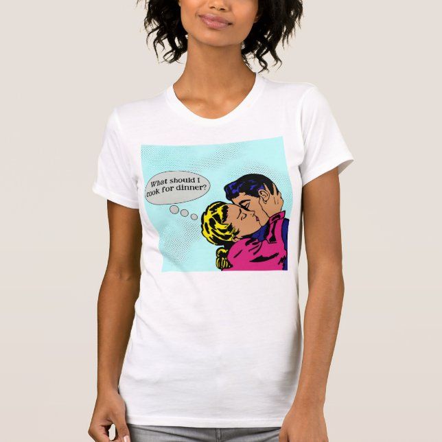 T-shirt Message Pop Art (Devant)