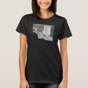 T-shirt Message positif avec photo de paysage marin nature