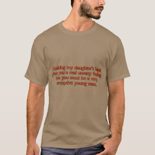T-shirt Message pour petit ami - Sentiment de malaise