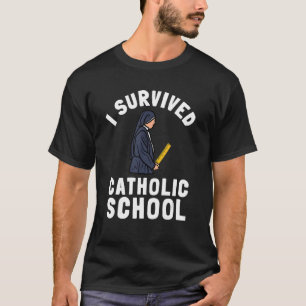 T-shirt Messe De L'Église Catholique De Soeurs Et L'École