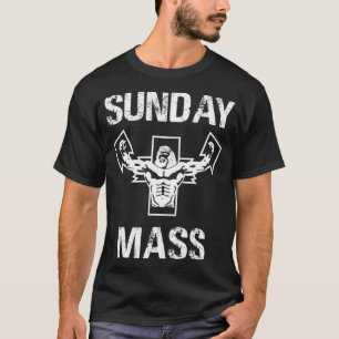 T-shirt Messe du dimanche Jésus Gym
