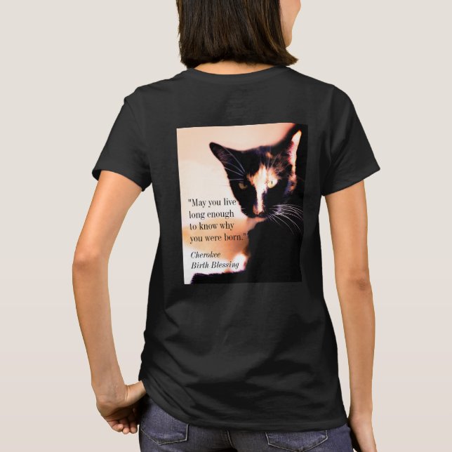T-shirt Messenger Cat (Dos)