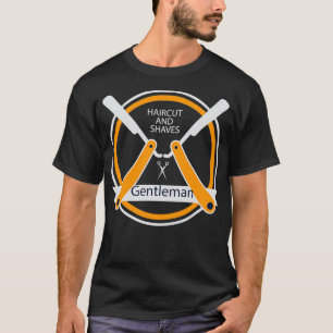 T-shirt Messieurs de coupe de cheveux et de rasage