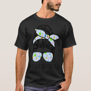 T-shirt Messy Bun Gardien Vie Lunettes de cheveux Retour à