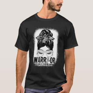 T-shirt Messy Bun Leopard Zebra Ribbon Ehlers Danlos Warri