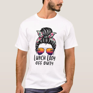 T-shirt Messy Bun Lunette de cheveux Lady Off Duty Lunette