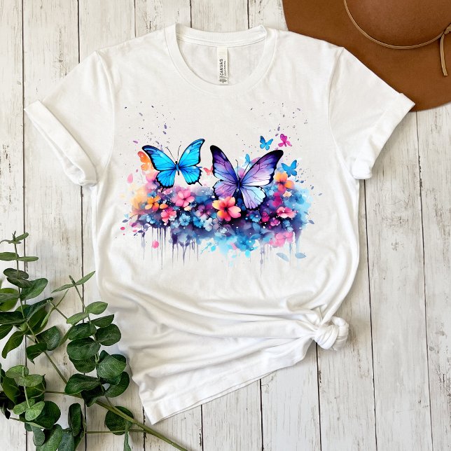 T-shirt Messy Butterfly Watercolor (Créateur téléchargé)