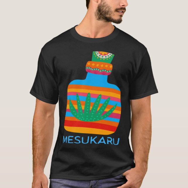 T-shirt Mesukaru Mezcal Bottle (Devant)